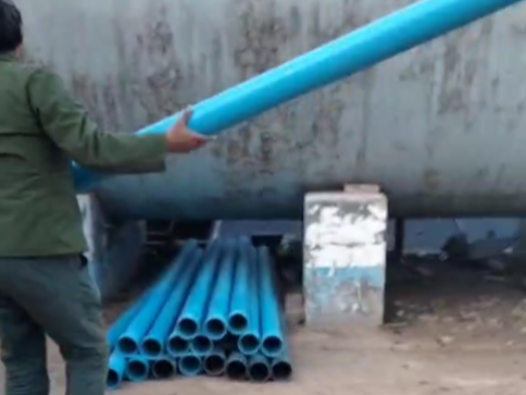 濮陽某水廠用PVC打井管由河南潔爾康建材供應